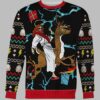 Jesus and Reindeer Ugly Christmas Sweater 3 Jesus and Reindeer Ugly Christmas Sweater 3