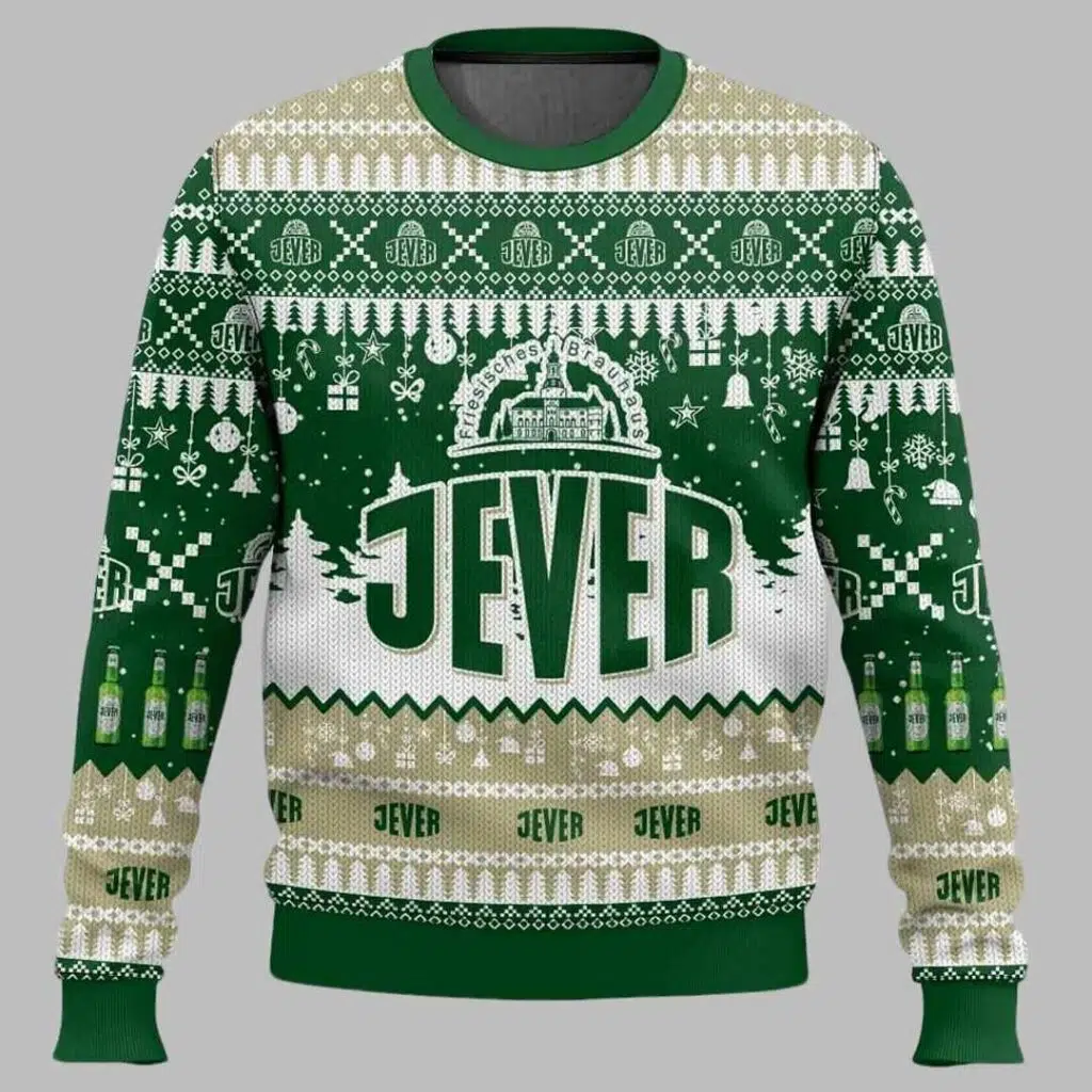 Jever German Beer Ugly Christmas Sweater 2