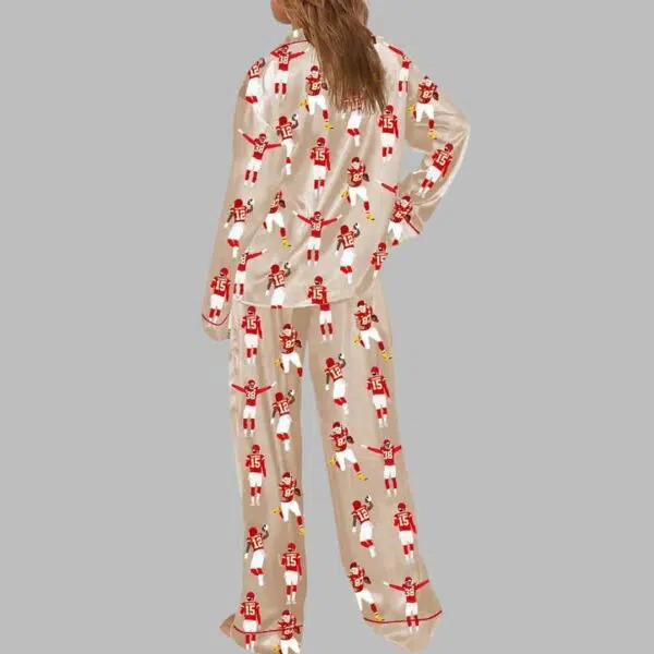 Kansas City Chiefs Football Pajama Set 4