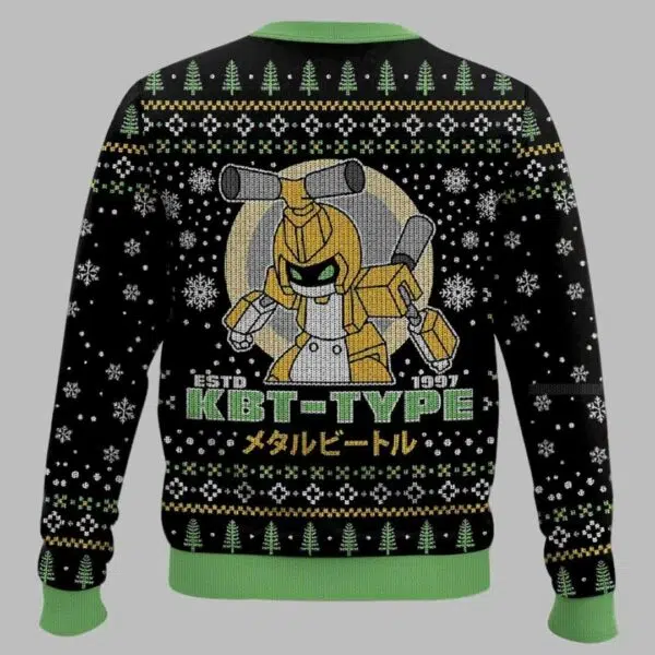 Kbt Type Medabots Ugly Christmas Sweater 2