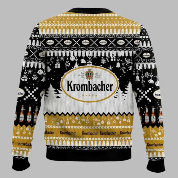 Krombacher German Beer Ugly Christmas Sweater 3