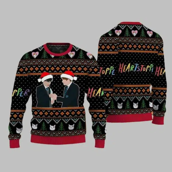 LGBT Christmas Heartstopper Ugly Christmas Sweater 2