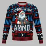 Living in an Ammo Wonderland Ugly Christmas Sweater