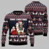 Llama Sloth Make Christmas Happy Again Ugly Christmas Sweater 3