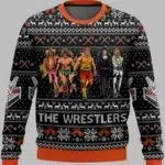 Macho Man Hulk Hogan Bret Hart Warrior Undertaker The Wrestlers WWE Ugly Christmas Sweater