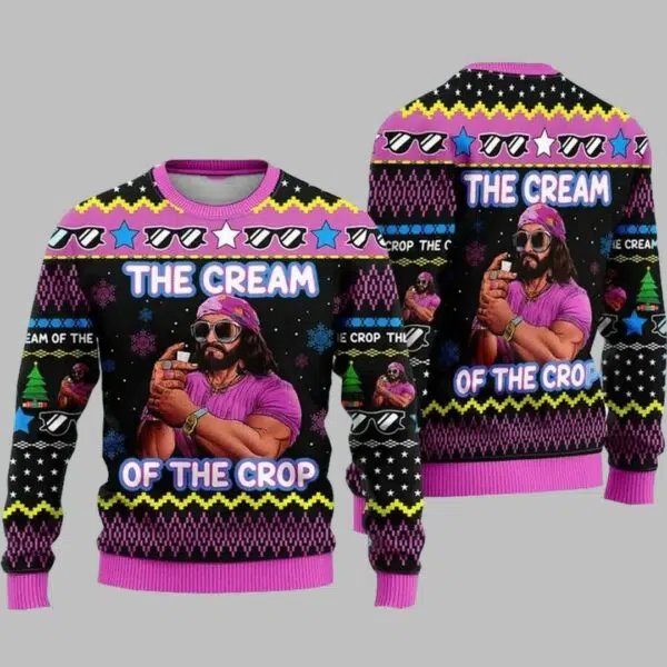 Macho Man Randy Savage The Cream Of The Crop Ugly Christmas Sweater 2