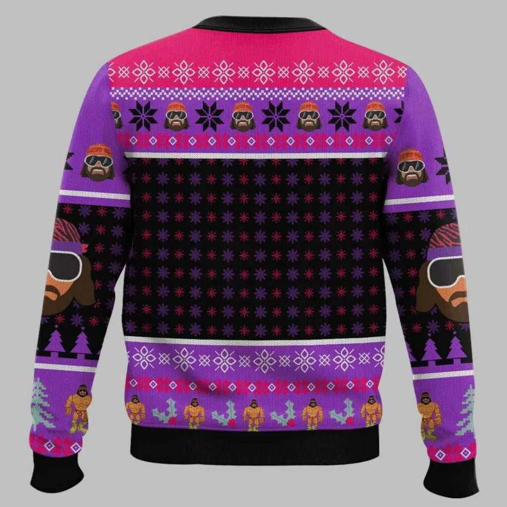 Macho Man Ugly Christmas Sweater 3