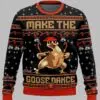 Make The Goose Dance Ugly Christmas Sweater 1