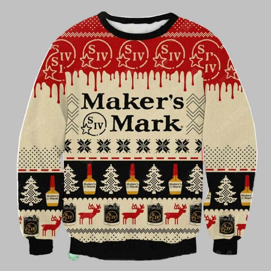 Maker's Mark Ugly Christmas Sweater 3