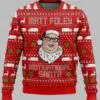 Matt Foley Saturday Night Live Motivational Santa Ugly Christmas Sweater 1