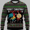 Merry Christmas Cock Candy Ugly Christmas Sweater 2