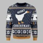 Merry Christmas Goose Ugly Christmas Sweater