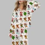 Merry Christmas Satin Pajama Set
