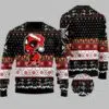 Merry Kissmyass Santa Deadpool Christmas Ugly Sweater 3