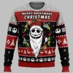 Merry Nightmare The Nightmare Before Christmas Ugly Christmas Sweater