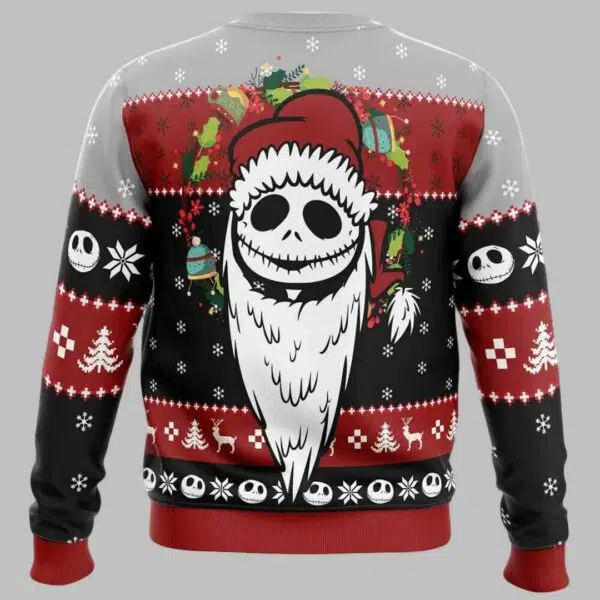 Merry Nightmare The Nightmare Before Christmas Ugly Christmas Sweater 3