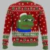 Merry Pepe mas Christmas Ugly Sweater 3