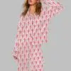 Monkey Pink Pajama Set 2