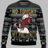 No Touchy My Presents The Emperor's New Groove Ugly Christmas Sweater 1