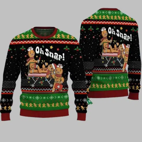 Oh Snap Matching Family Ugly Christmas Sweater 2