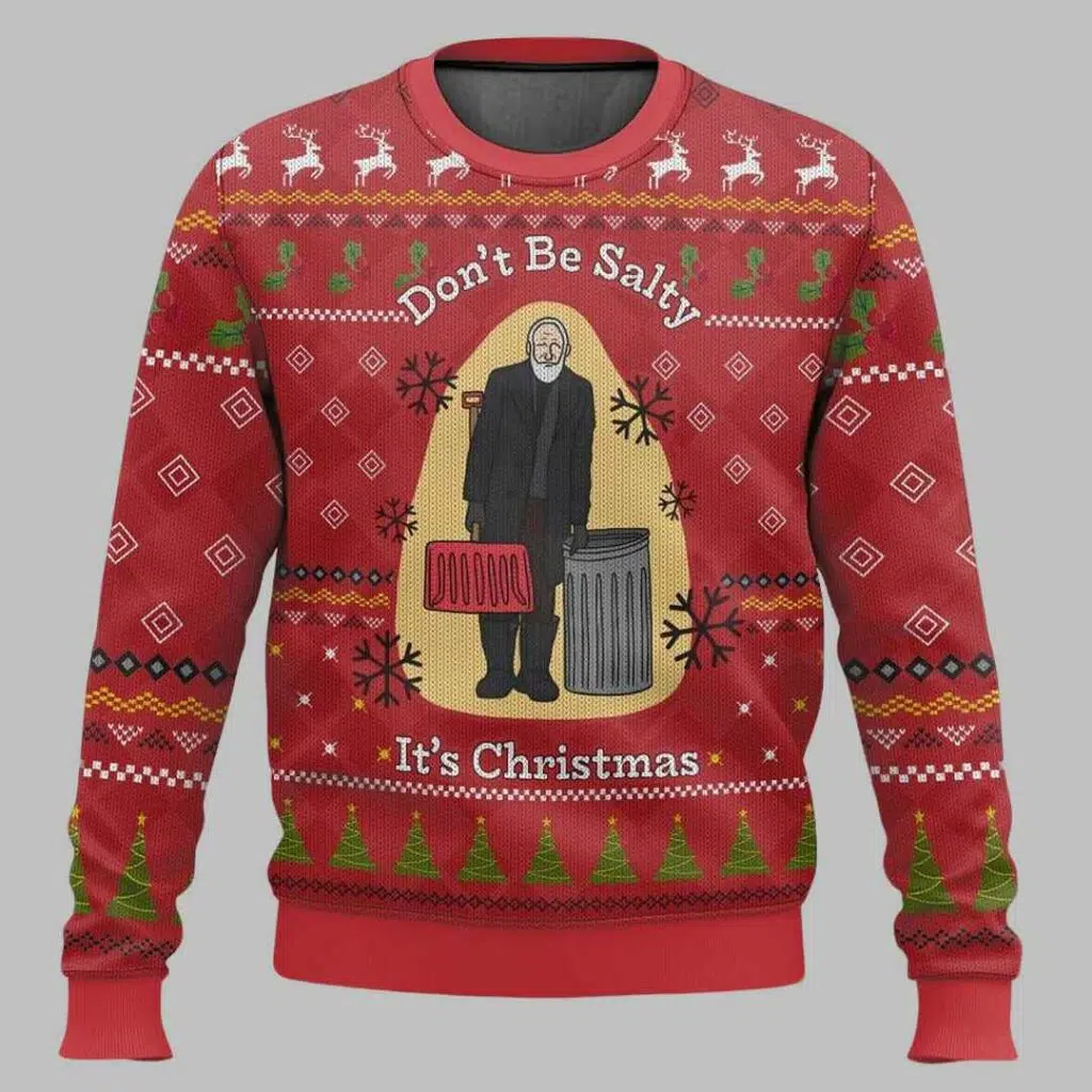 Old Man Marley Home Alone Ugly Christmas Sweater 2