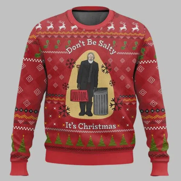 Old Man Marley Home Alone Ugly Christmas Sweater 2