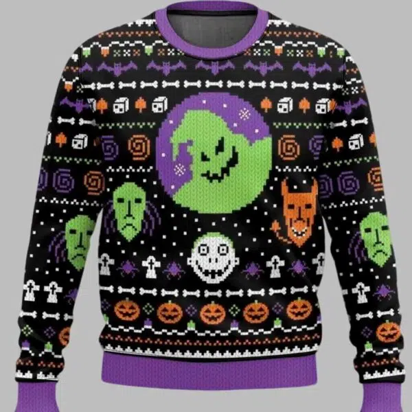 Oogie Boogie Ugly Christmas Sweater 1