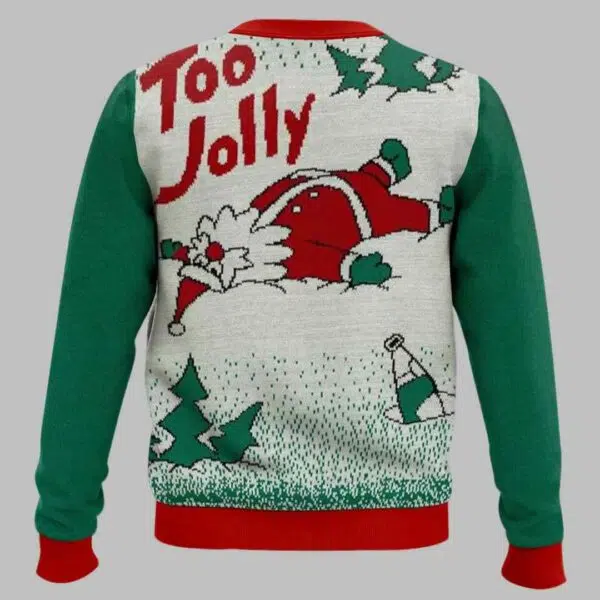 Overly cheerful Santa Ugly Christmas Sweater 3