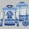 Pabst Blue Ribbon Christmas Ugly Christmas Sweater 2