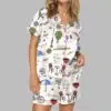 Paris Travel Olympic City Pajama Set 4