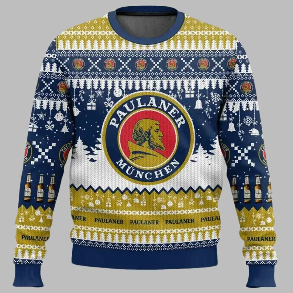 Paulaner German Beer Ugly Christmas Sweater 2