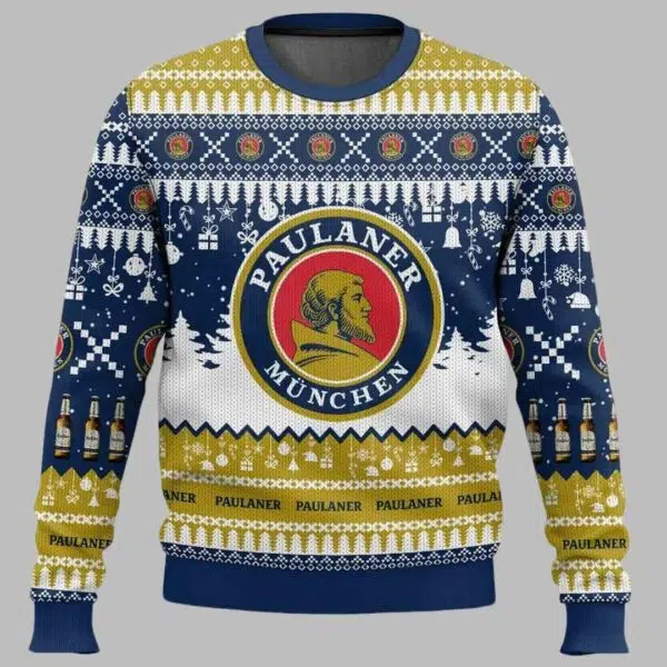 Paulaner German Beer Ugly Christmas Sweater 2