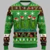 Pickle Rick And Morty Ugly Christmas Sweater 1