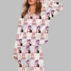 Pink Fan Lovers Pajama Set 2