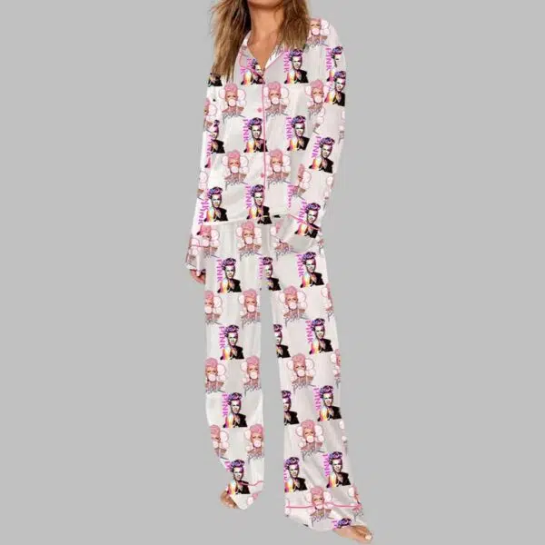 Pink Fan Lovers Pajama Set 3