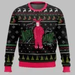 Pink Nightmare Ralphie Parker A Christmas Story Ugly Christmas Sweater