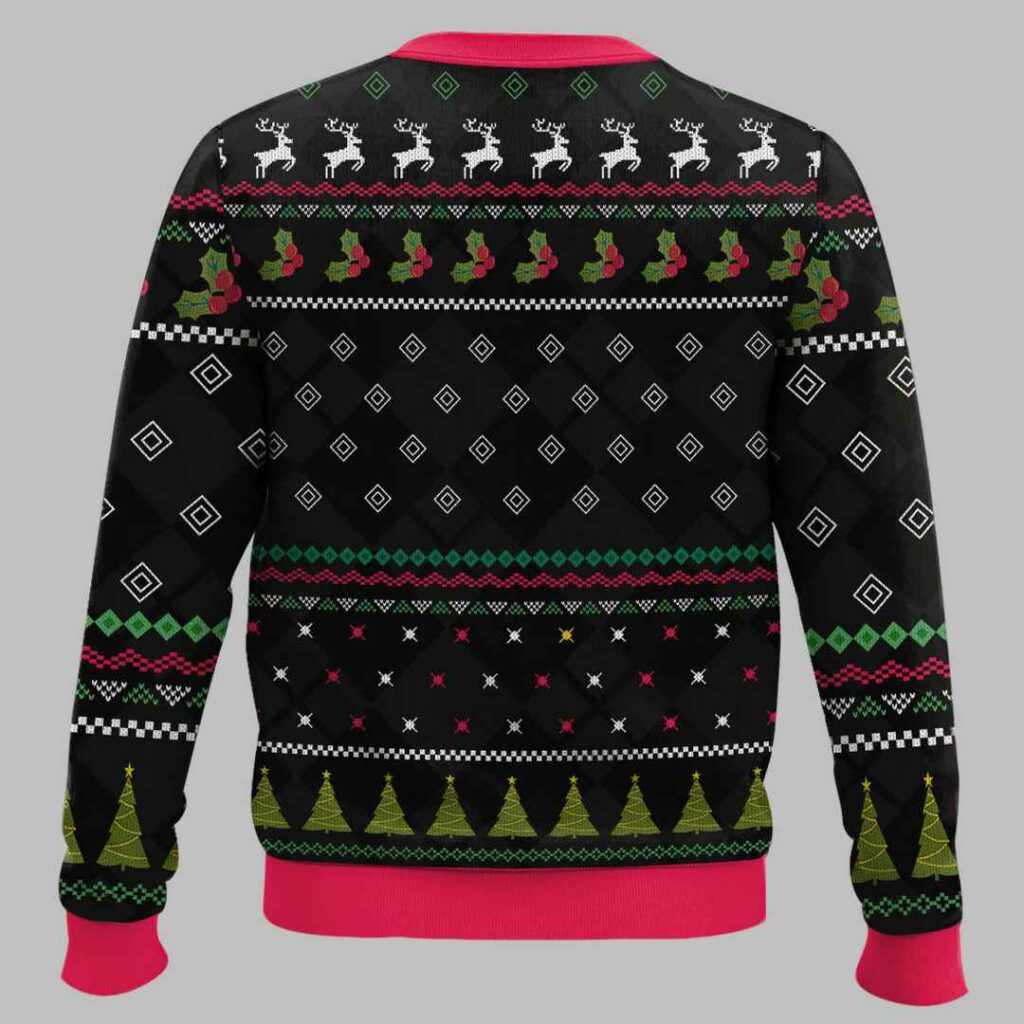 Pink Nightmare Ralphie Parker A Christmas Story Ugly Christmas Sweater 3