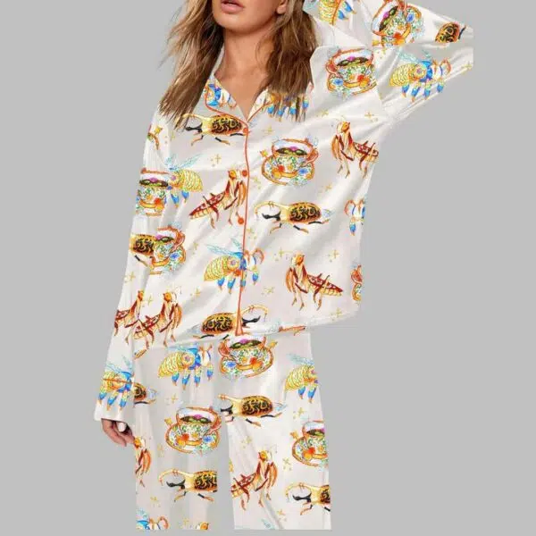 Porcelain Bugs Pajama Set 2