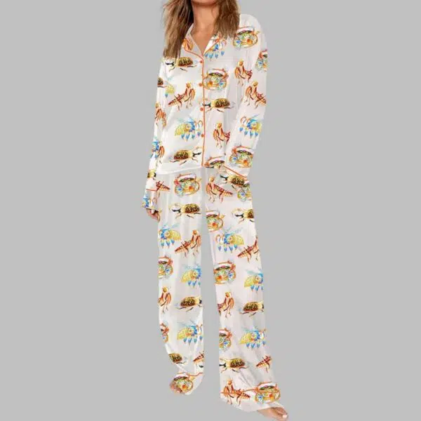 Porcelain Bugs Pajama Set 3