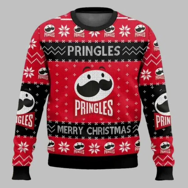 Pringles Snack Brand Ugly Christmas Sweater 2