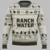 Ranch Water Seltzer Ugly Christmas Sweater 1