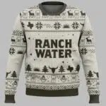 Ranch Water Seltzer Ugly Christmas Sweater
