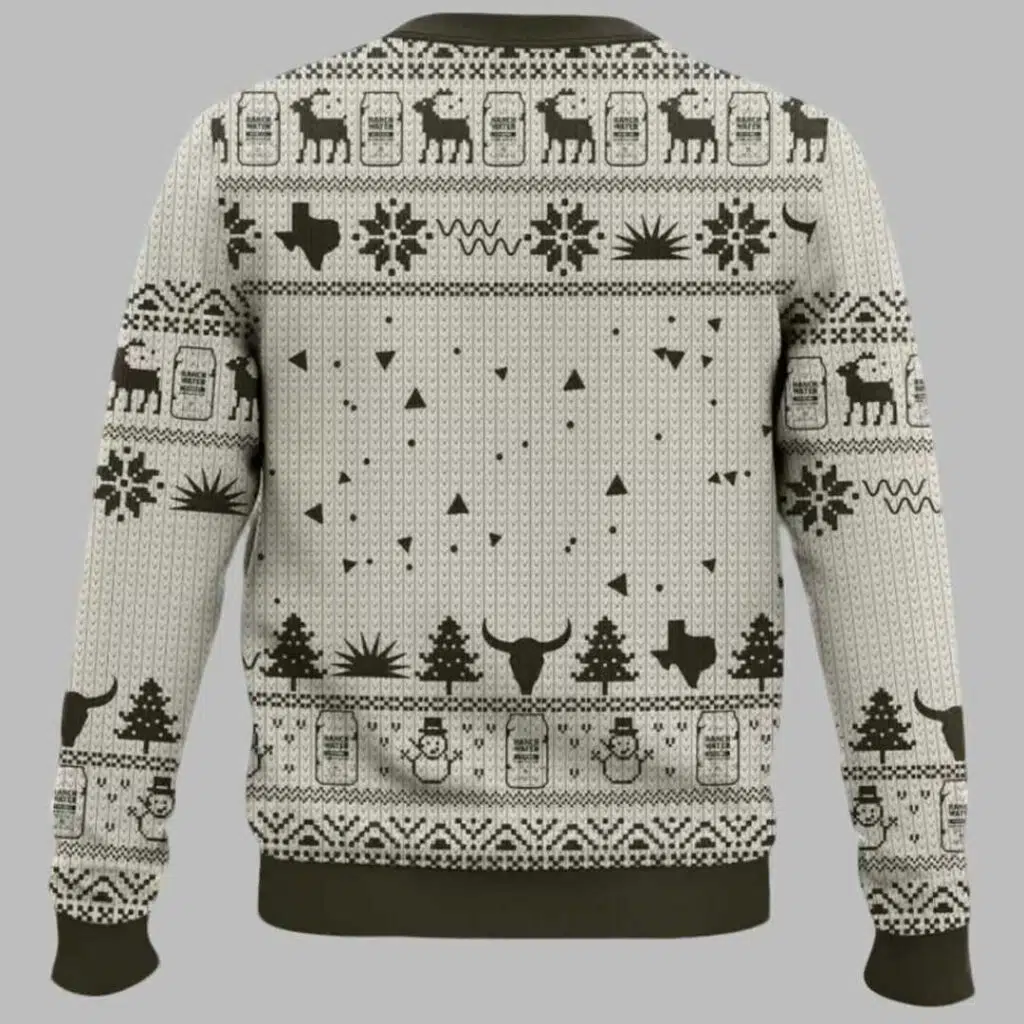 Ranch Water Seltzer Ugly Christmas Sweater 2