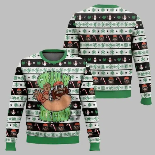 Randy Savage The Cream Of The Crop Ugly Christmas Sweater 2