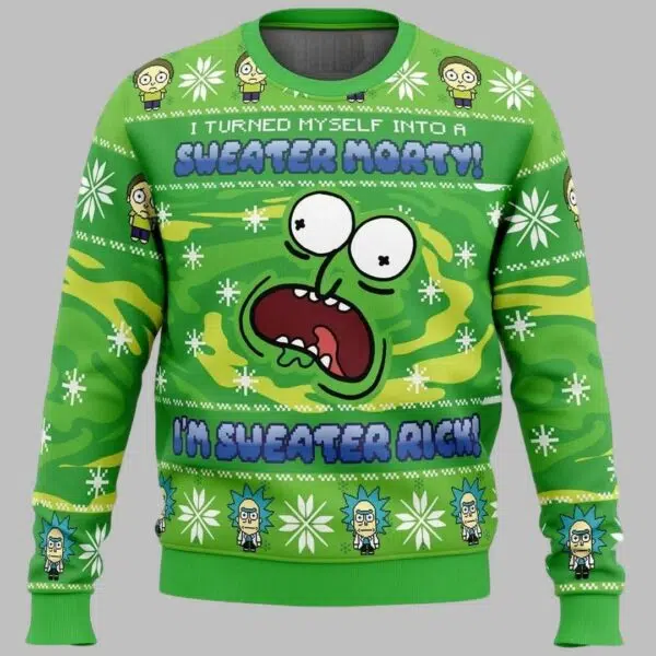 Rick and Morty Ugly Christmas Sweater 2