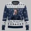 Ron Swanson Parks and Recreation Please Do Not Approach Me On The Street Ugly Christmas Sweater 2