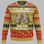 San Miguel UK Beer It's The Most Wonderful Time For A Beer Ugly Sweater