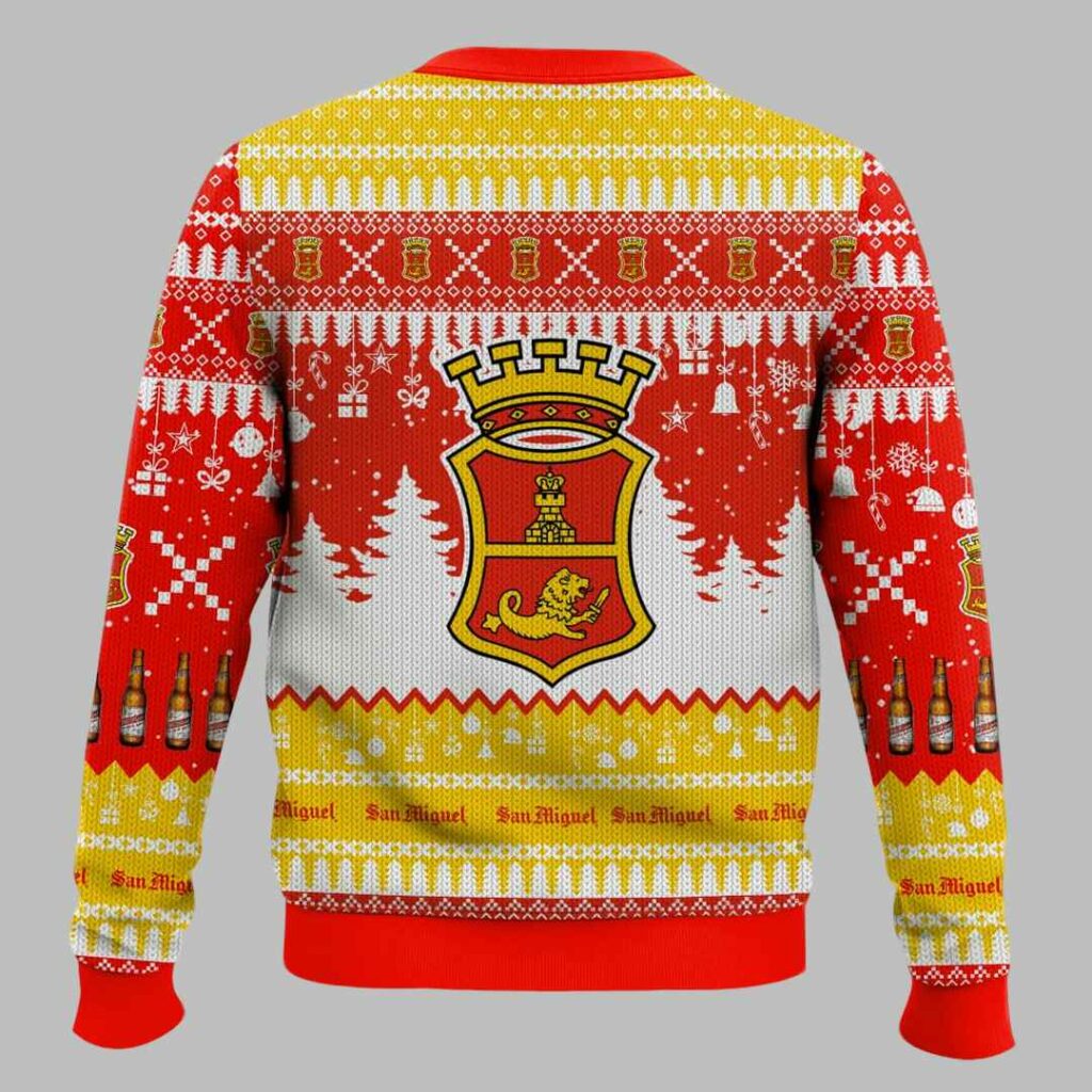 San Miguel United Kingdom Beer Ugly Christmas Sweater 3 San Miguel United Kingdom Beer Ugly Christmas Sweater 3