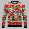 Santa Claus Hawaiian Ugly Christmas Sweater 3