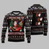 Santa Driving Home For Christmas Ugly Christmas Sweater 2